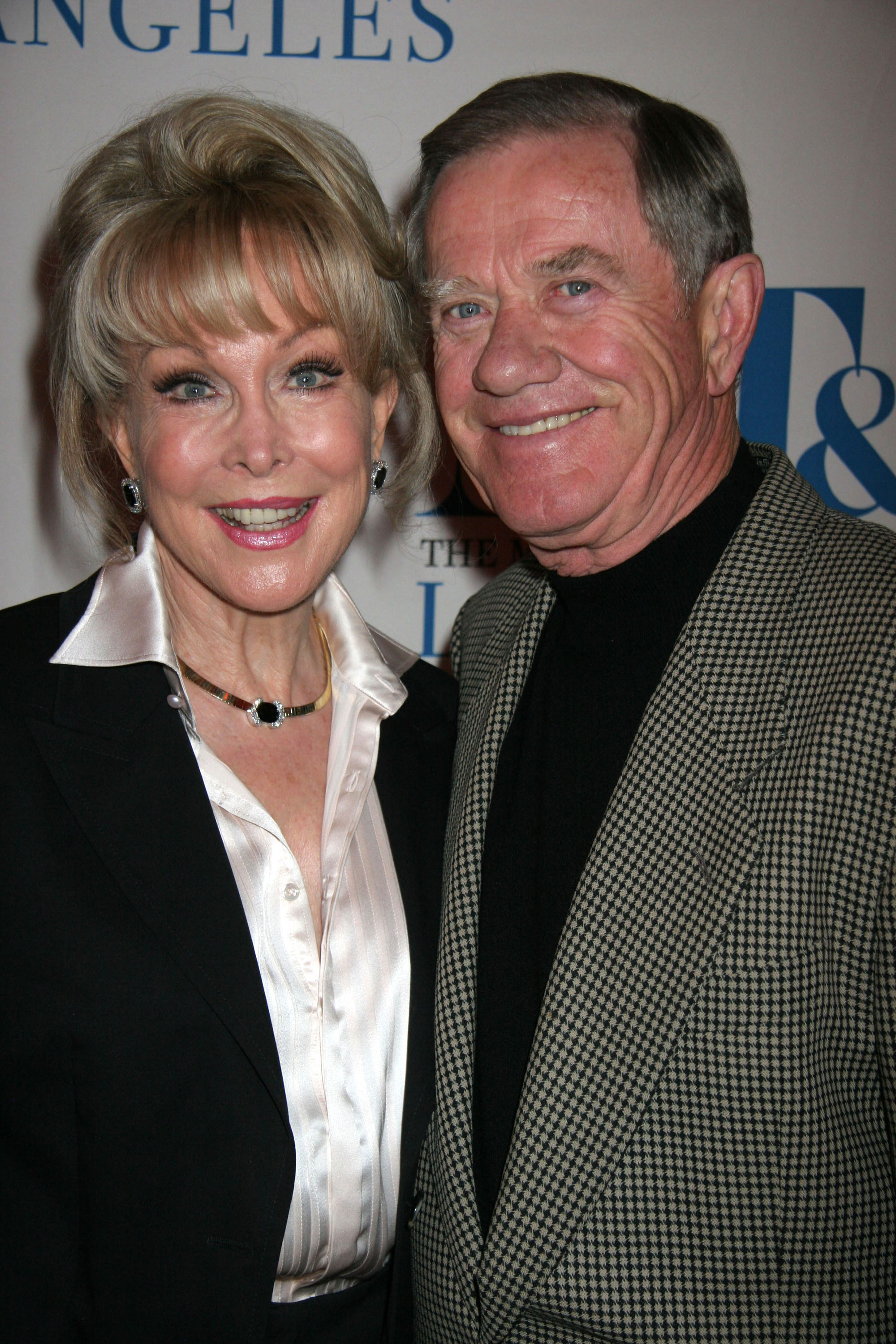 Barbara Eden and John Eicholtz during The Museum of Television & Radio Turns 30 on October 10, 2006 in Beverly Hills, California | Source: Getty Images