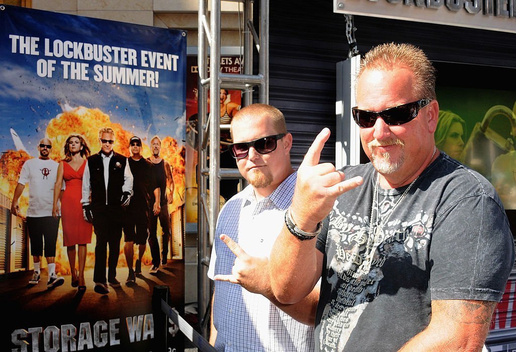 Darrell Sheets and Brandon Sheets at A&E's 'Storage Wars' Lockbuster Tour held in front of the Dobly Theater at Hollywood & Highland on June 12, 2012 | Photo: Getty Images