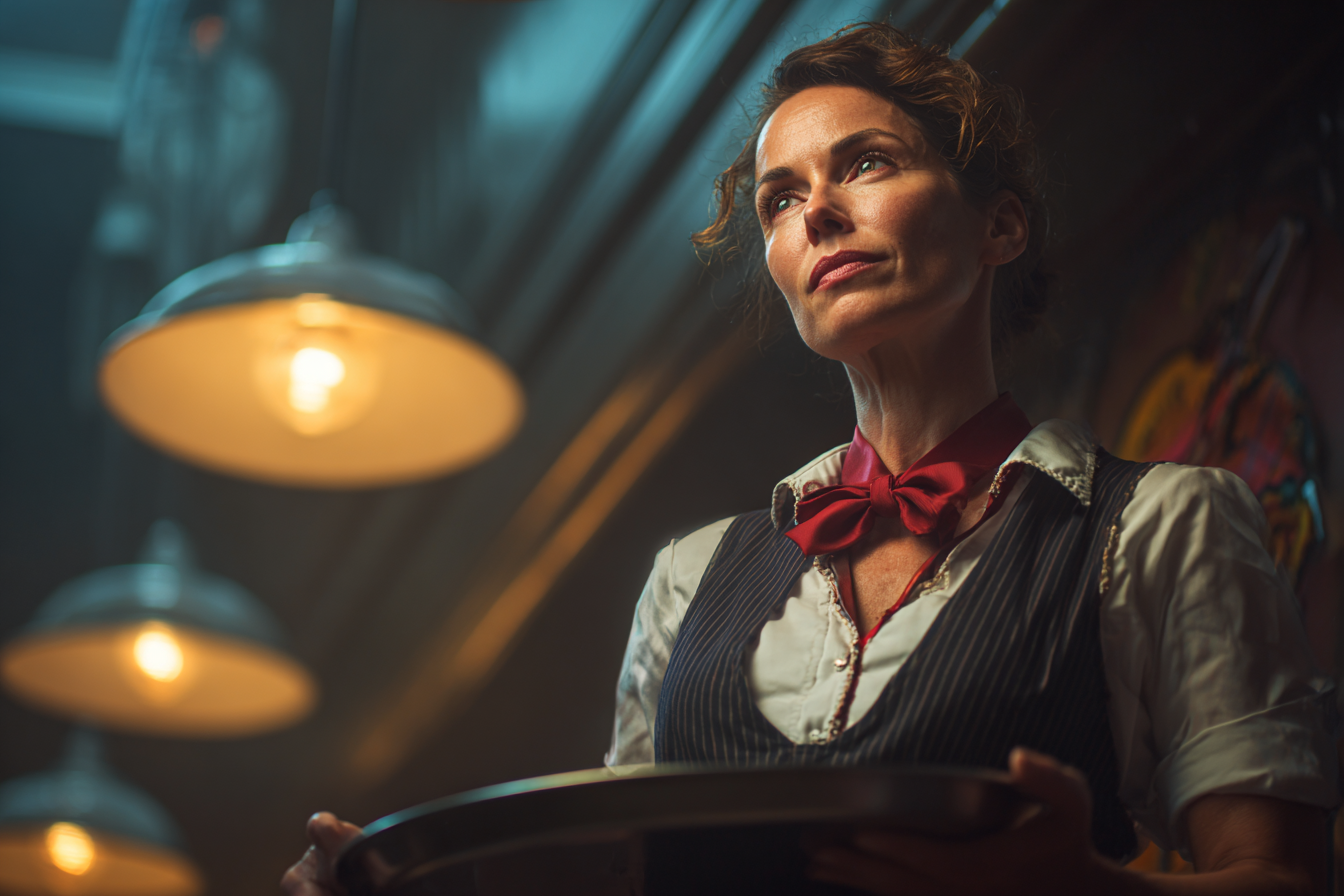A waitress | Source: Midjourney
