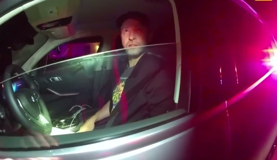 Justin Timberlake's DWI arrest bodycam footage, posted on March 22, 2026 | Source: Facebook/Entertainment Tonight