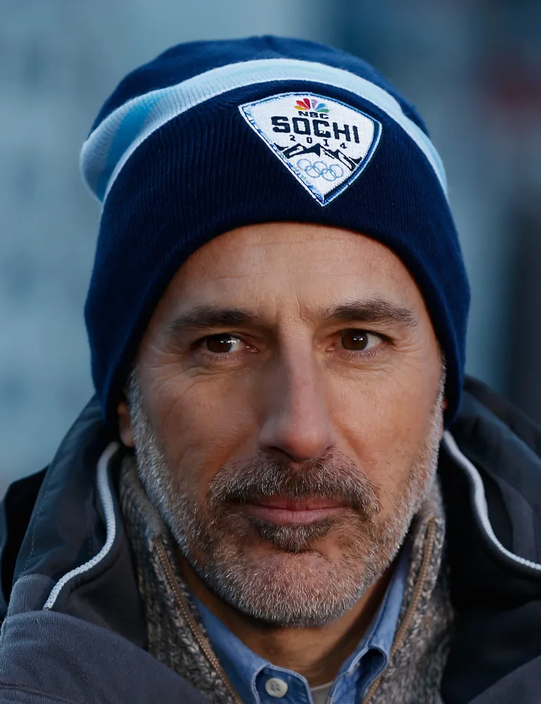 Matt Lauer is reporting for the NBC TODAY Show in the village of Rosa Khutor Mountain.  |  Source: Getty Images 