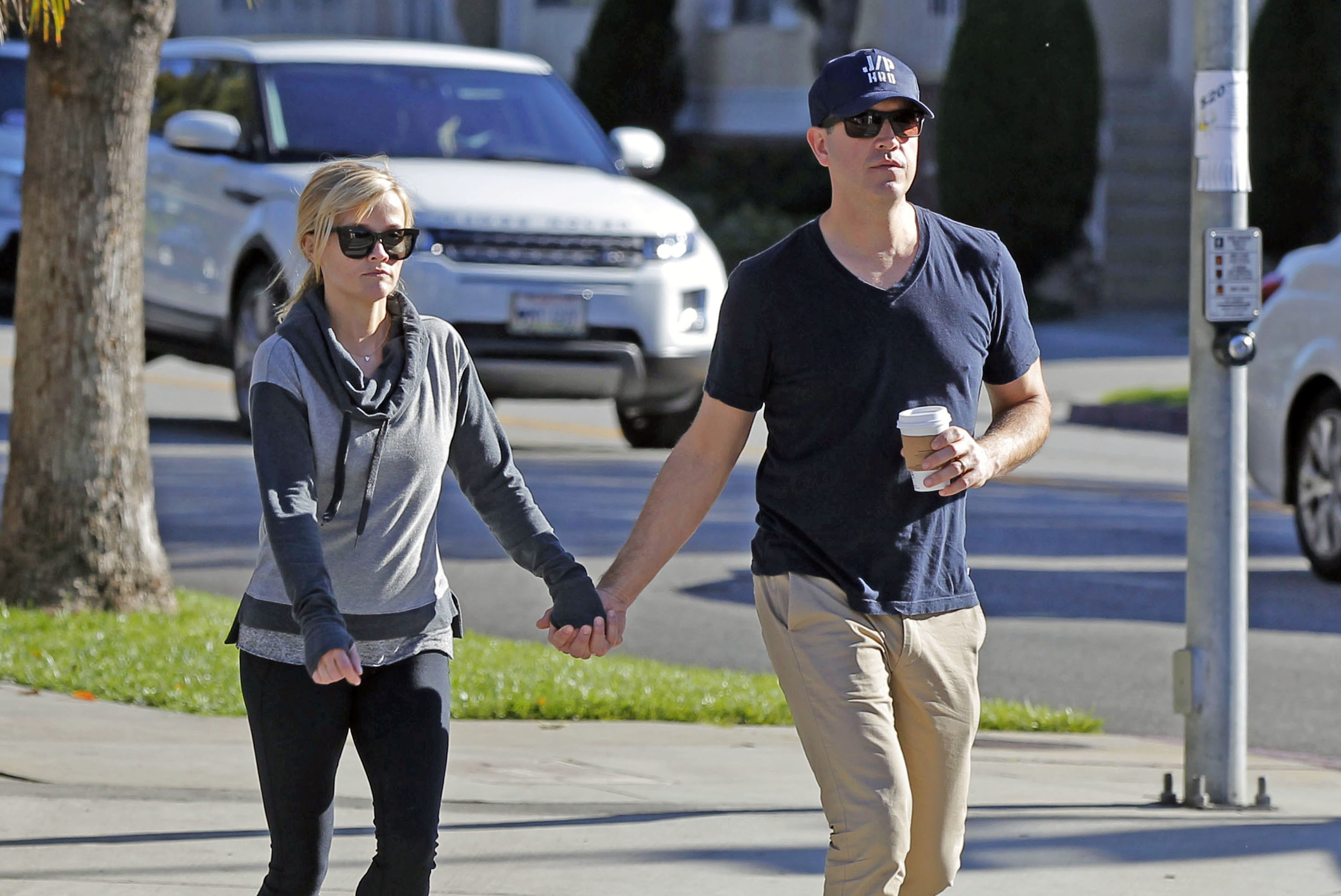 Reese Witherspoon and husband Jim Toth seen on February 13, 2015, in Los Angeles, California | Source: Getty Image