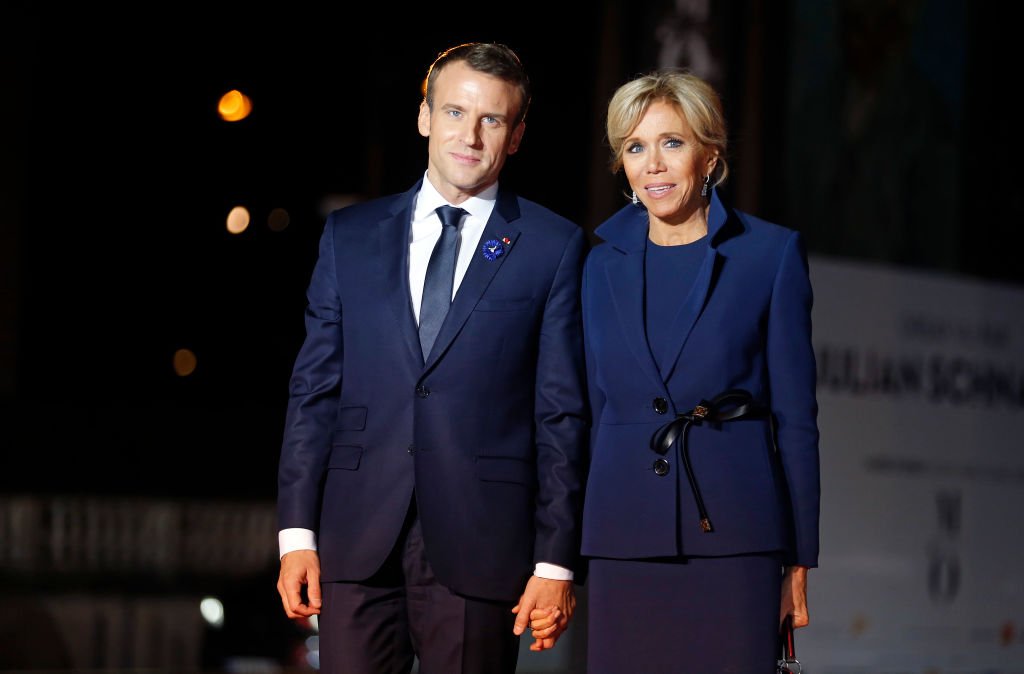 Emmanuel et Brigitte Macron. | Sources: Getty images