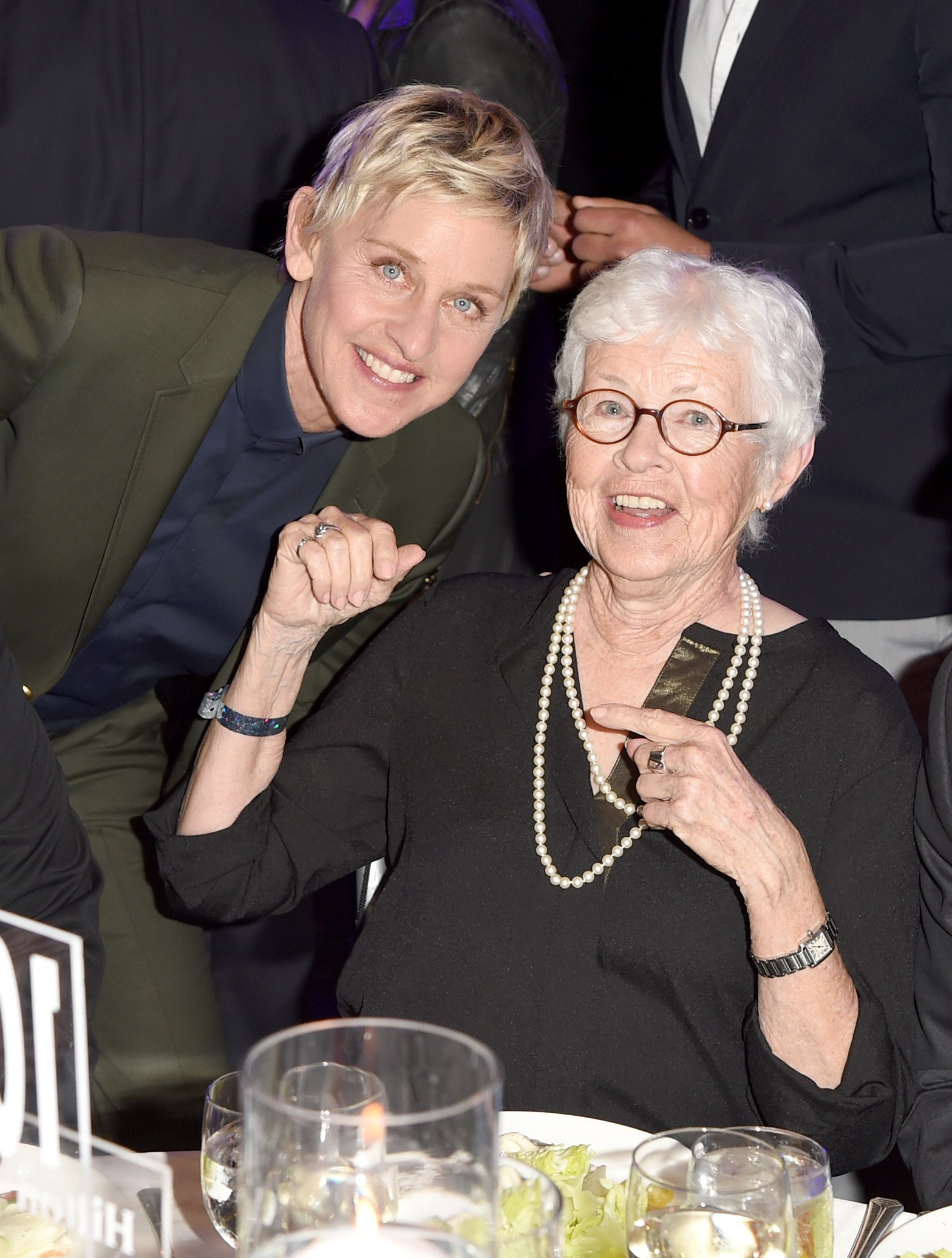 Ellen DeGeneres and her mother, Betty DeGeneres attend the 26th Annual GLAAD Media Awards at The Beverly Hilton Hotel on March 21, 2015 | Photo: GettyImages