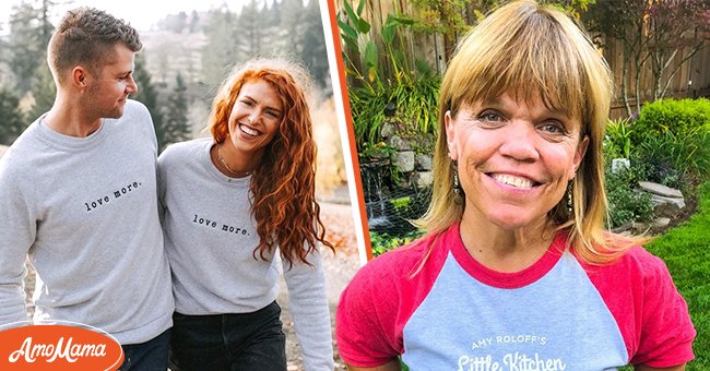 Left: Audrey Roloff with her husband Jeremy Roloff | Photo: Instagram.com/audreyroloff  Right: Amy Roloff | Photo: Instagram.com/amyjroloff