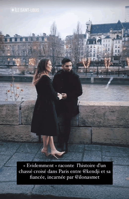 Capture d'écran de la story Instagram de Kendji Girac. | Girac