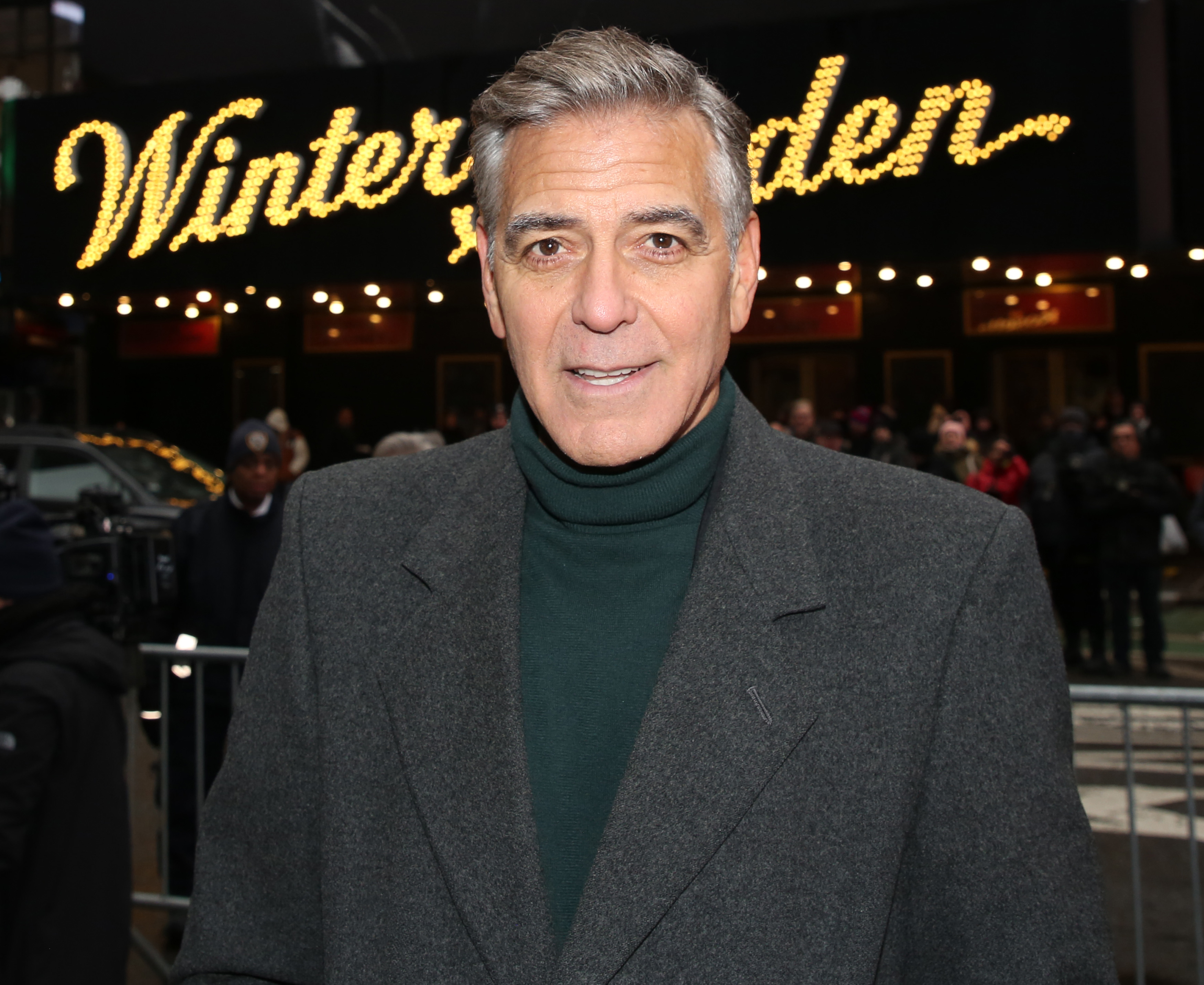 George Clooney is seen during a press event on February 6, 2025, in New York City | Source: Getty Images