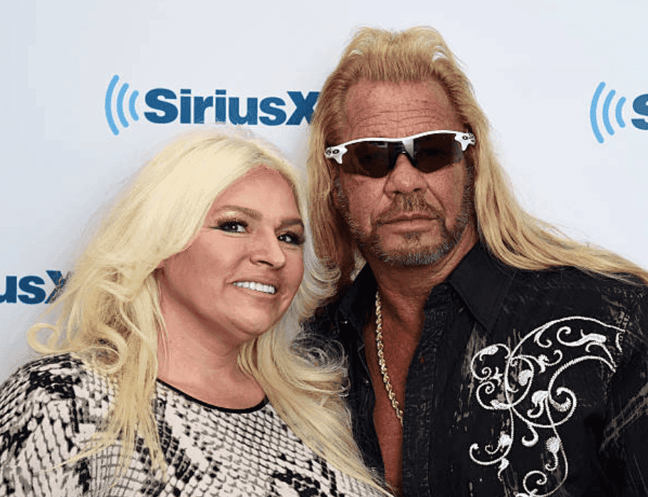 Beth Chapman and her husband, Duane "Dog" Chapman make an appearance at the SiriusXM Studios, on April 24, 2015, New York City | Source: Ilya S. Savenok/Getty Images