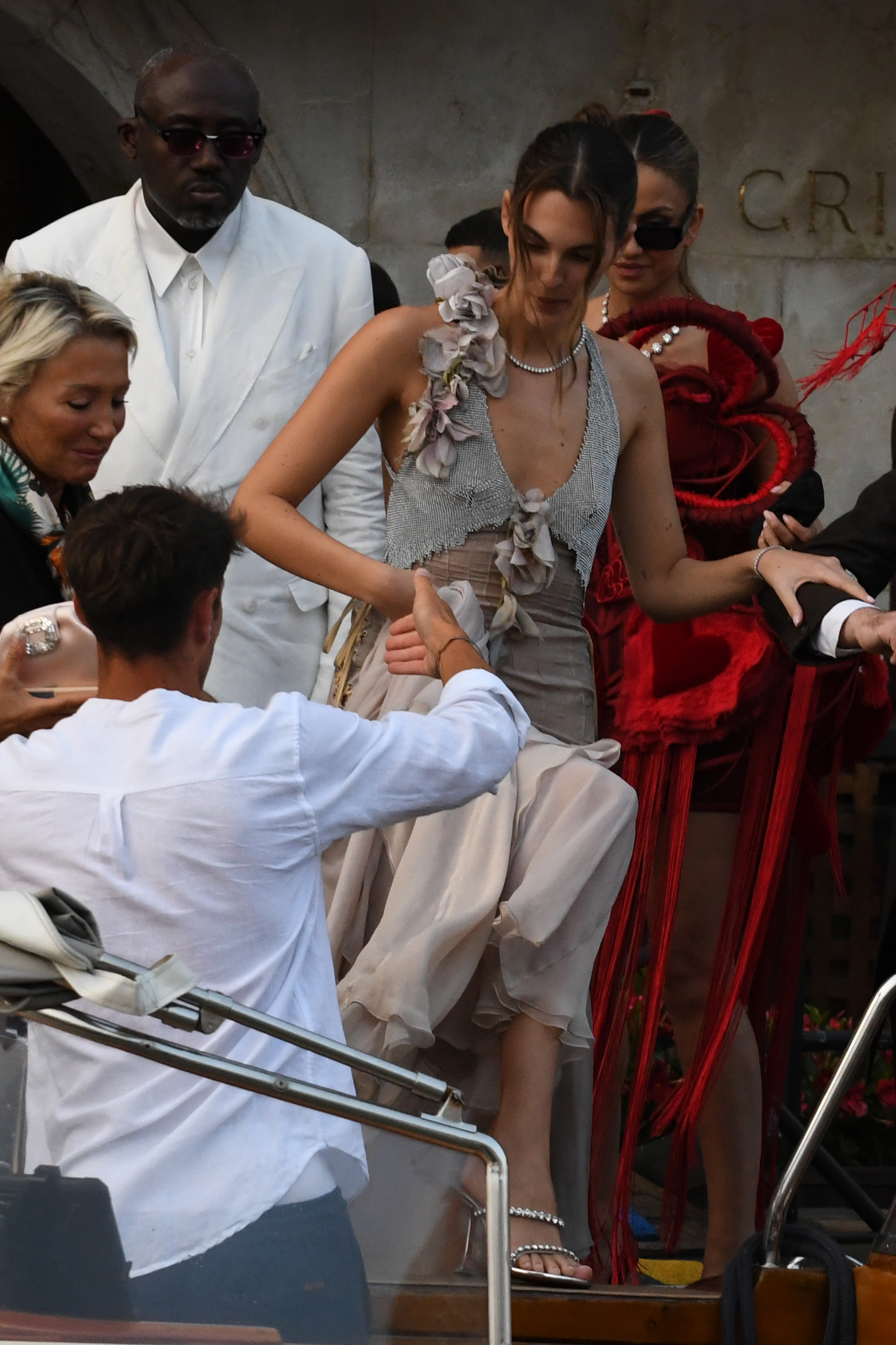 Vittoria Ceretti ahead of Jeff Bezos and Lauren Sánchez's Wedding on June 26, 2025, in Venice, Italy. | Source: Getty Images