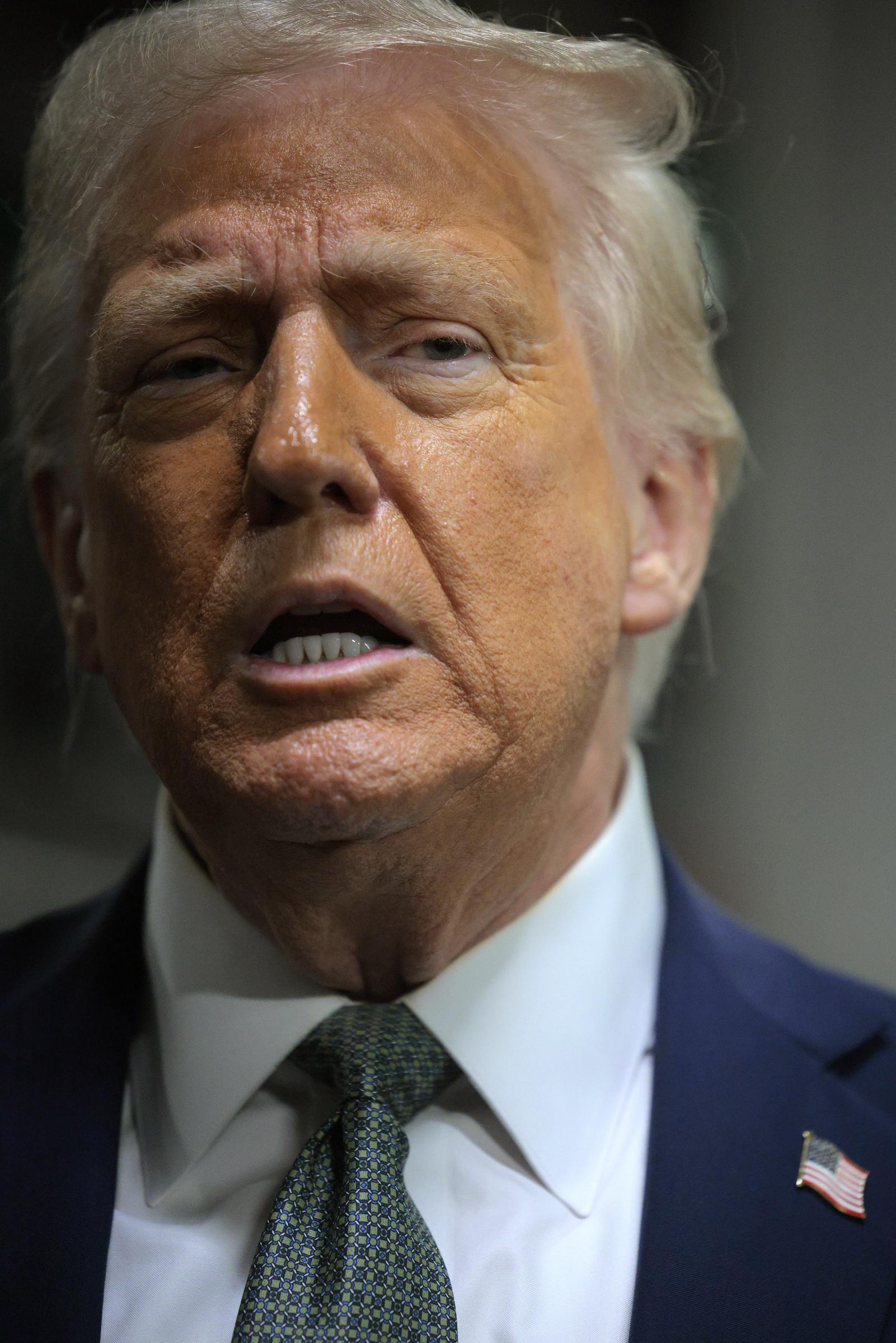 Donald Trump is pictured at the John F. Kennedy Center for the Performing Arts on March 17, 2025, in Washington, D.C. | Source: Getty Images