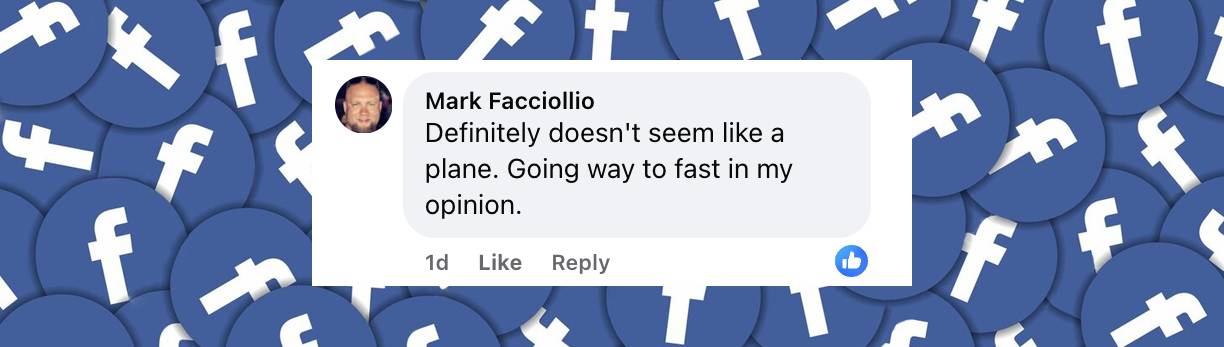 A netizen's comment regarding the plane crash in Philadelphia | Source: Facebook/ABC7NY