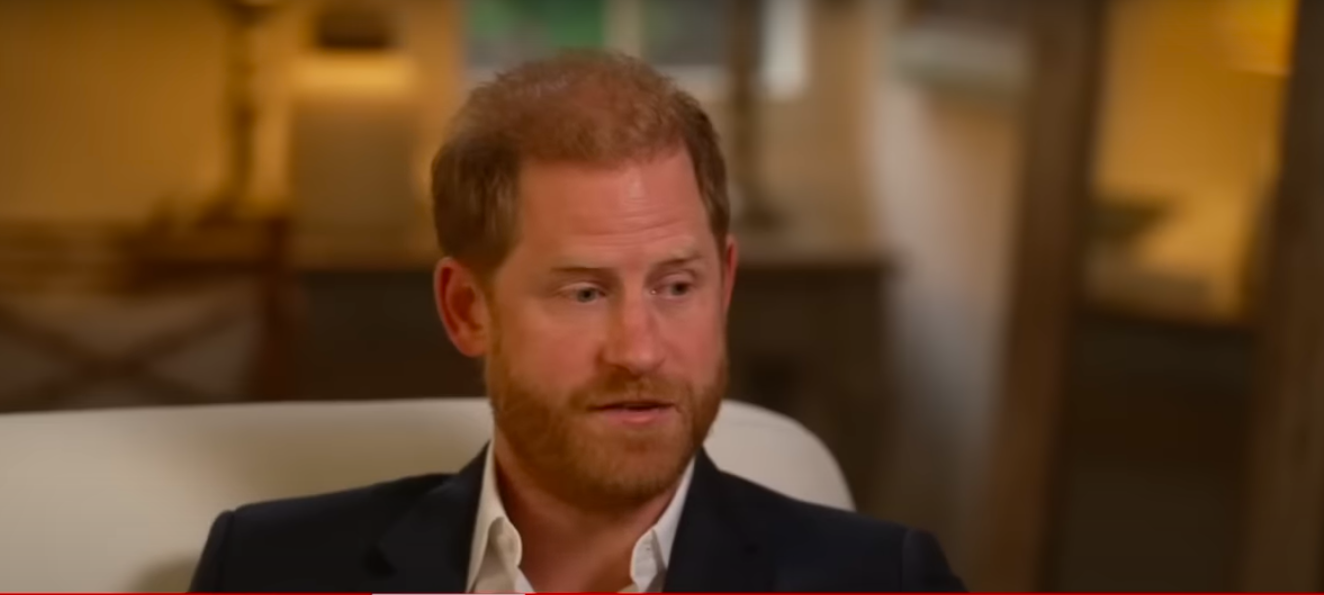 Prince Harry during his interview with the BBC, posted on May 2, 2025. | Source: YouTube/BBC News
