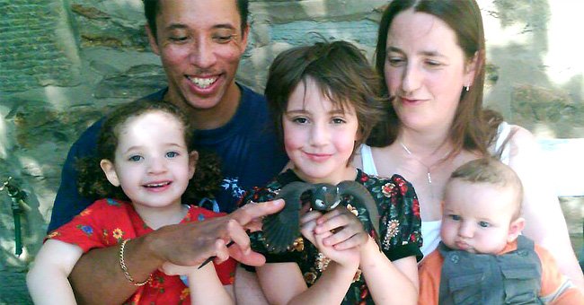 Mary Turner Thomson and Will Jordan with her children. | Source: twitter.com/Sunday_Post