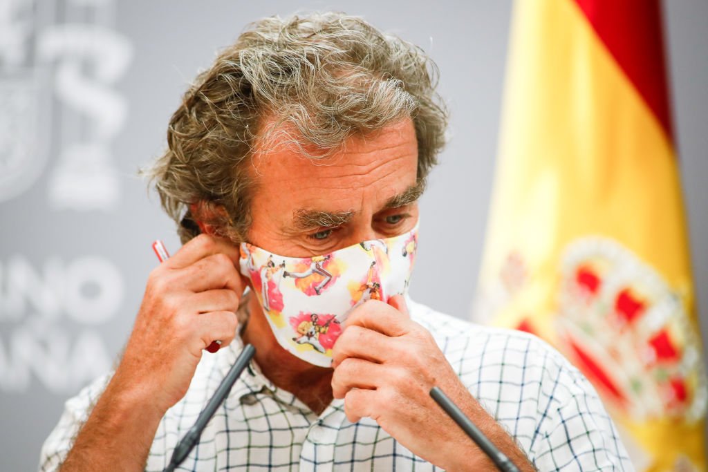 Fernando Simón en el Ministerio de Sanidad, el 13 de agosto de 2020 en Madrid, España. | Foto: Getty Images