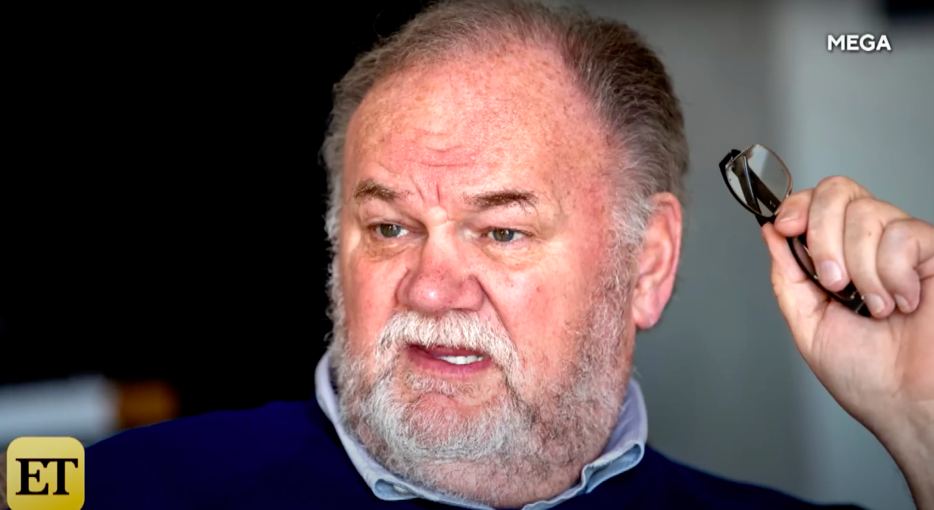 A photo of Thomas Markle from the past, posted on January 23, 2020 | Source: YouTube/Entertainment Tonight