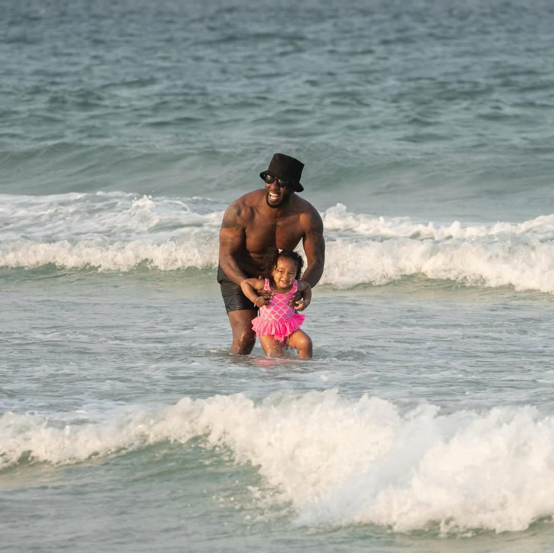 Diddy and Love Combs pictured at the beach, dated October 2024 | Source: Instagram/diddy
