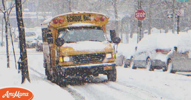 A school bus driver drops off all kids except two at the destined stop | Photo: Shutterstock 