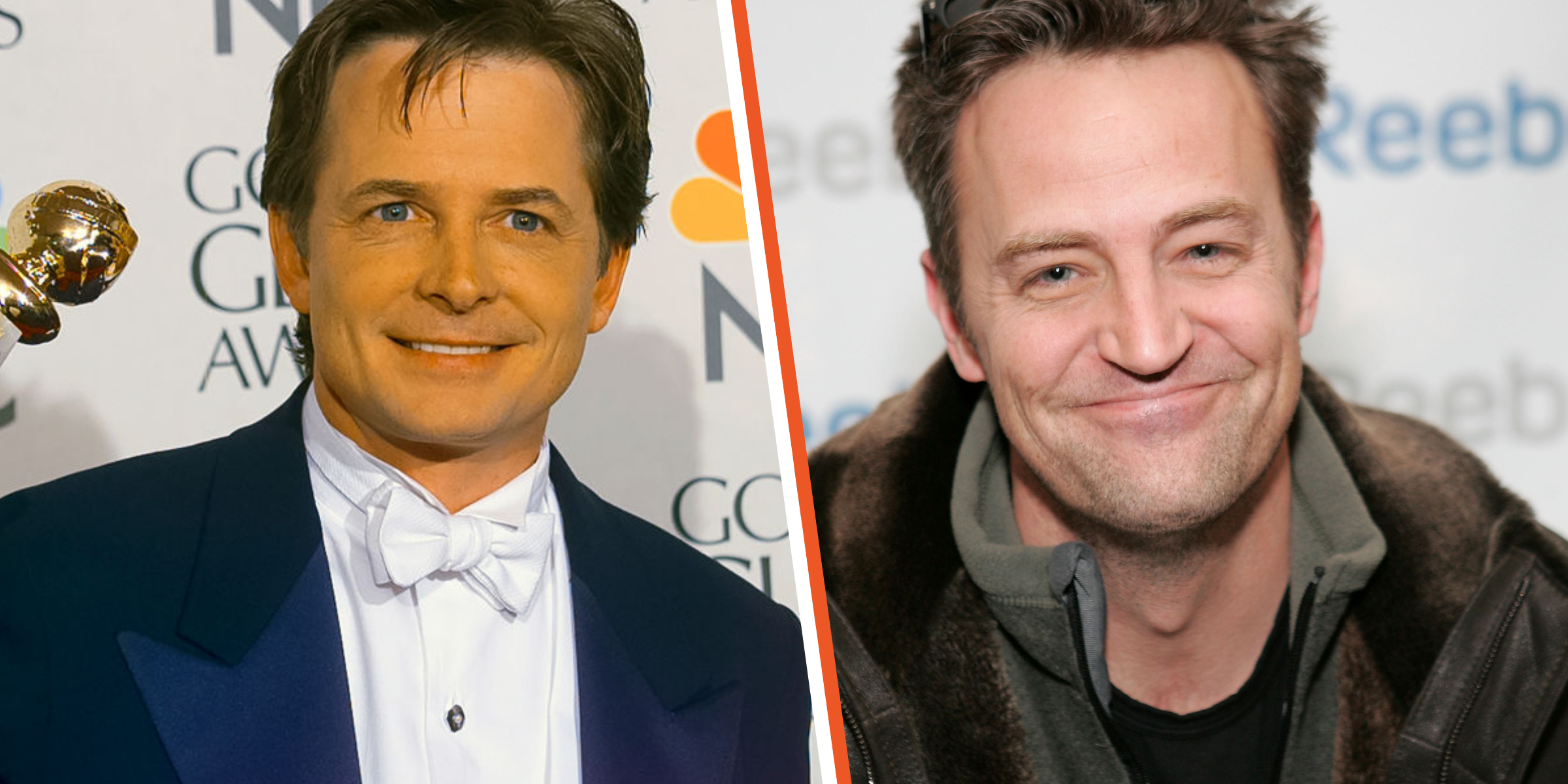 Michael J. Fox (L) and Matthew Perry (R) | Source: Getty Images