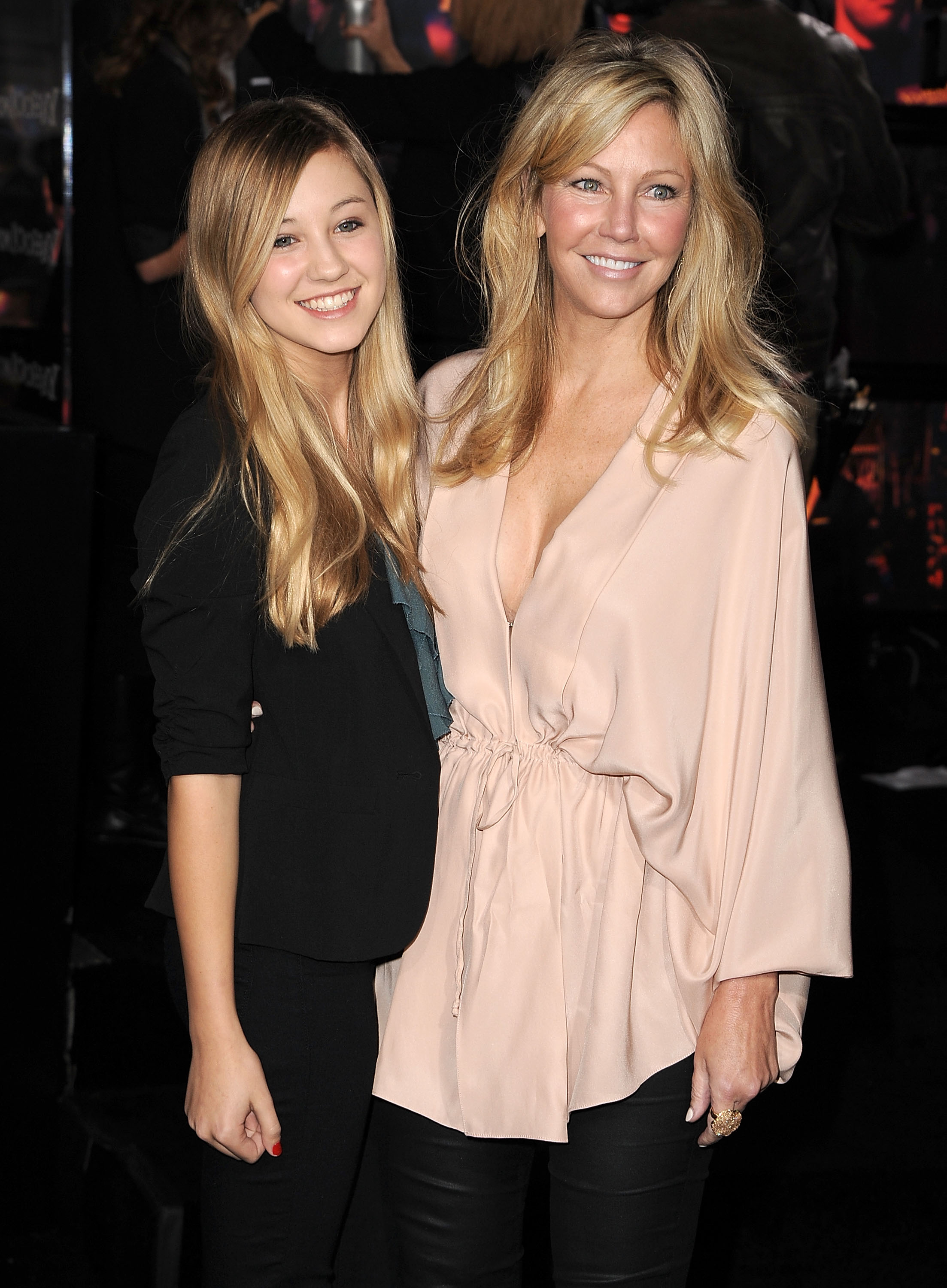 Heather Locklear (R) and Ava Sambora attend the premiere of "The Twilight Saga: Breaking Dawn Part 1" at Nokia Theatre L.A. Live on November 14, 2011 in California. | Source: Getty Images