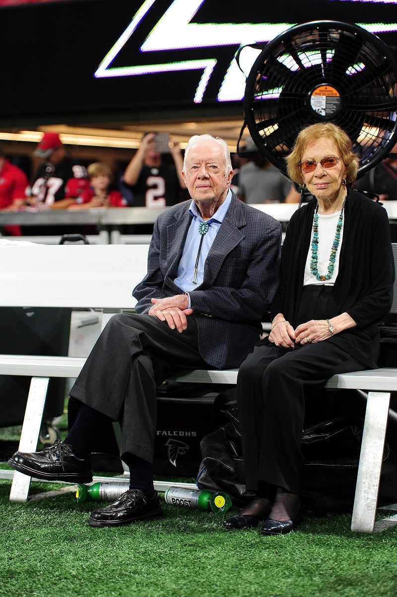 Jimmy Carter and his wife Rosalynn on September 30, 2018 in Atlanta, Georgia | Photo: Getty Images