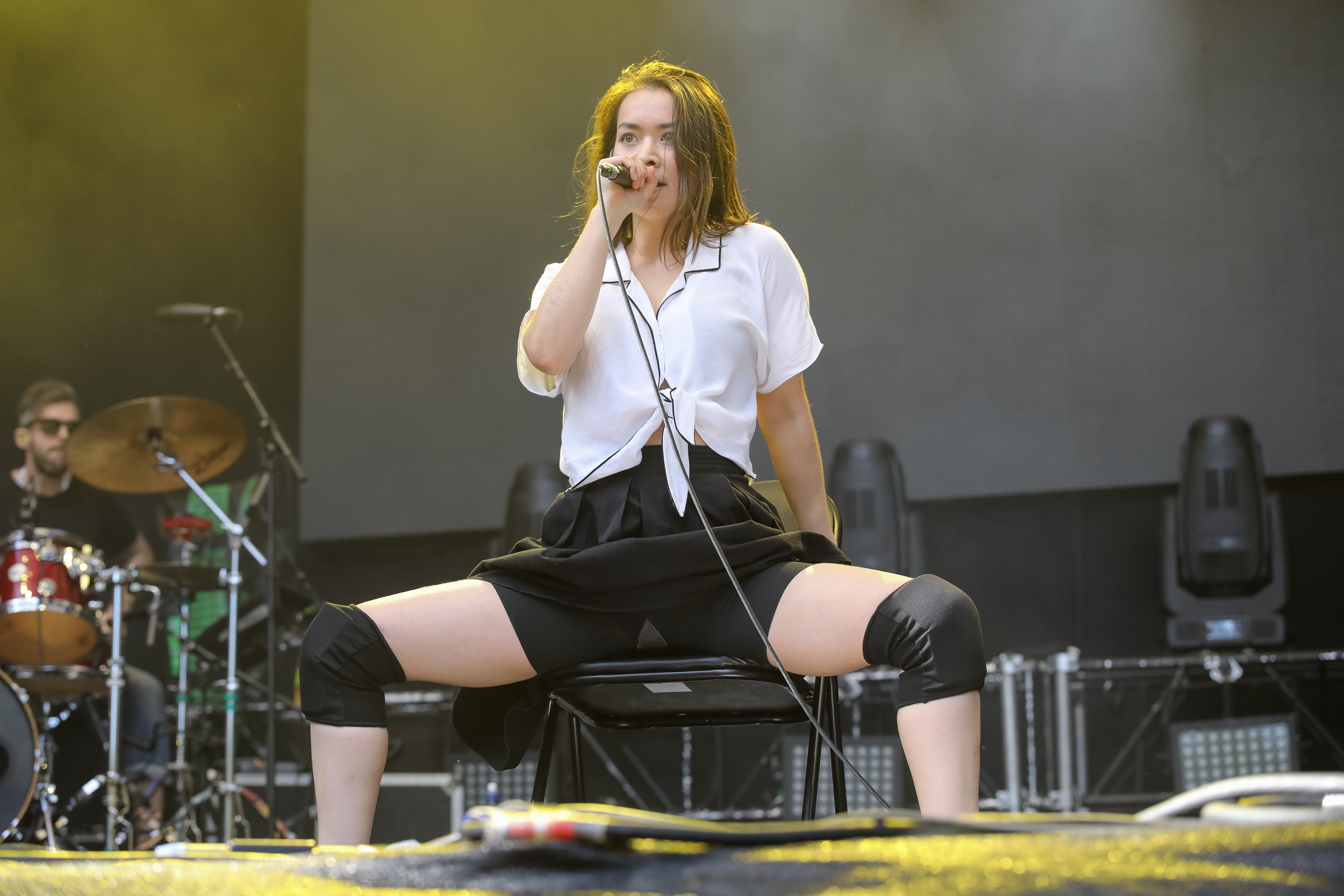 Mitski performing at St Jerome's Laneway Festival in 2019, in Auckland, New Zealand. | Source: Getty Images