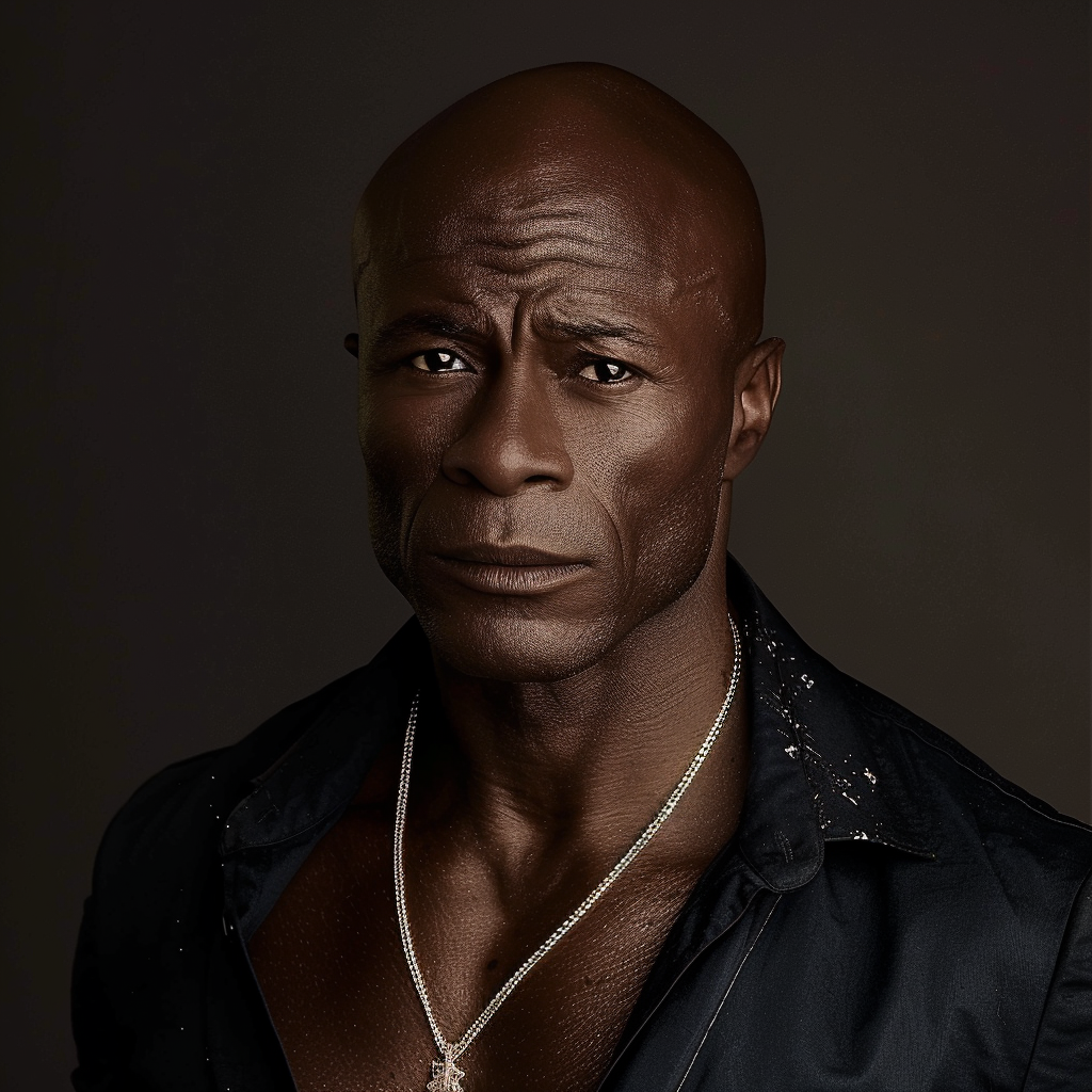 How Seal could look without his facial scars according to AI. | Source: Midjourney