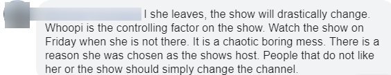 Fans comment on Whoopi Goldberg's possible departure from The View | Photo: Facebook/USA TODAY Life 1