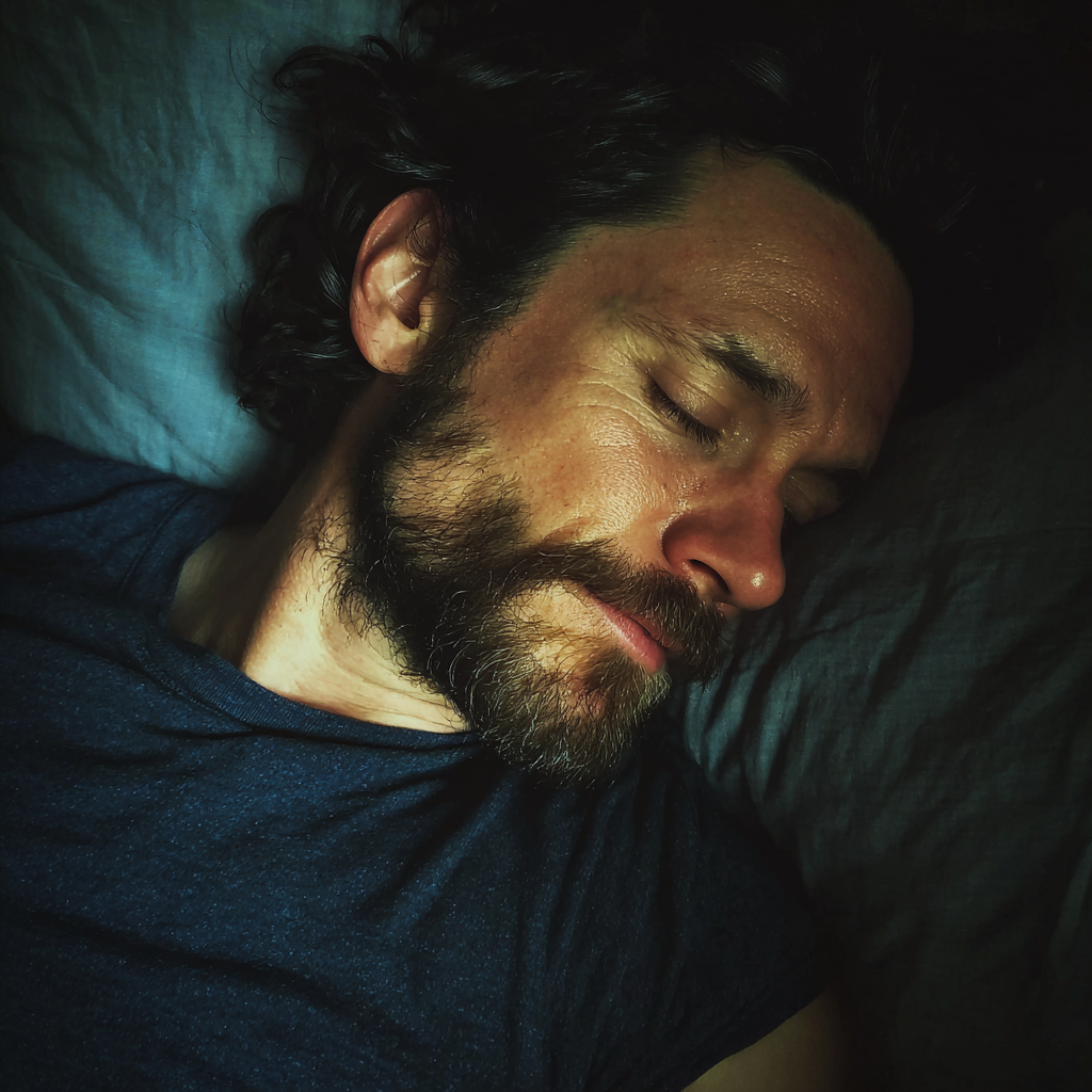 A sleeping man | Source: Midjourney