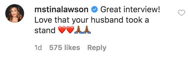 Tina Lawson commented on a video of Serena William and Alexis Ohanian during an episode of "Serena Saturdays" | Source: Instagram.com/serenawilliams
