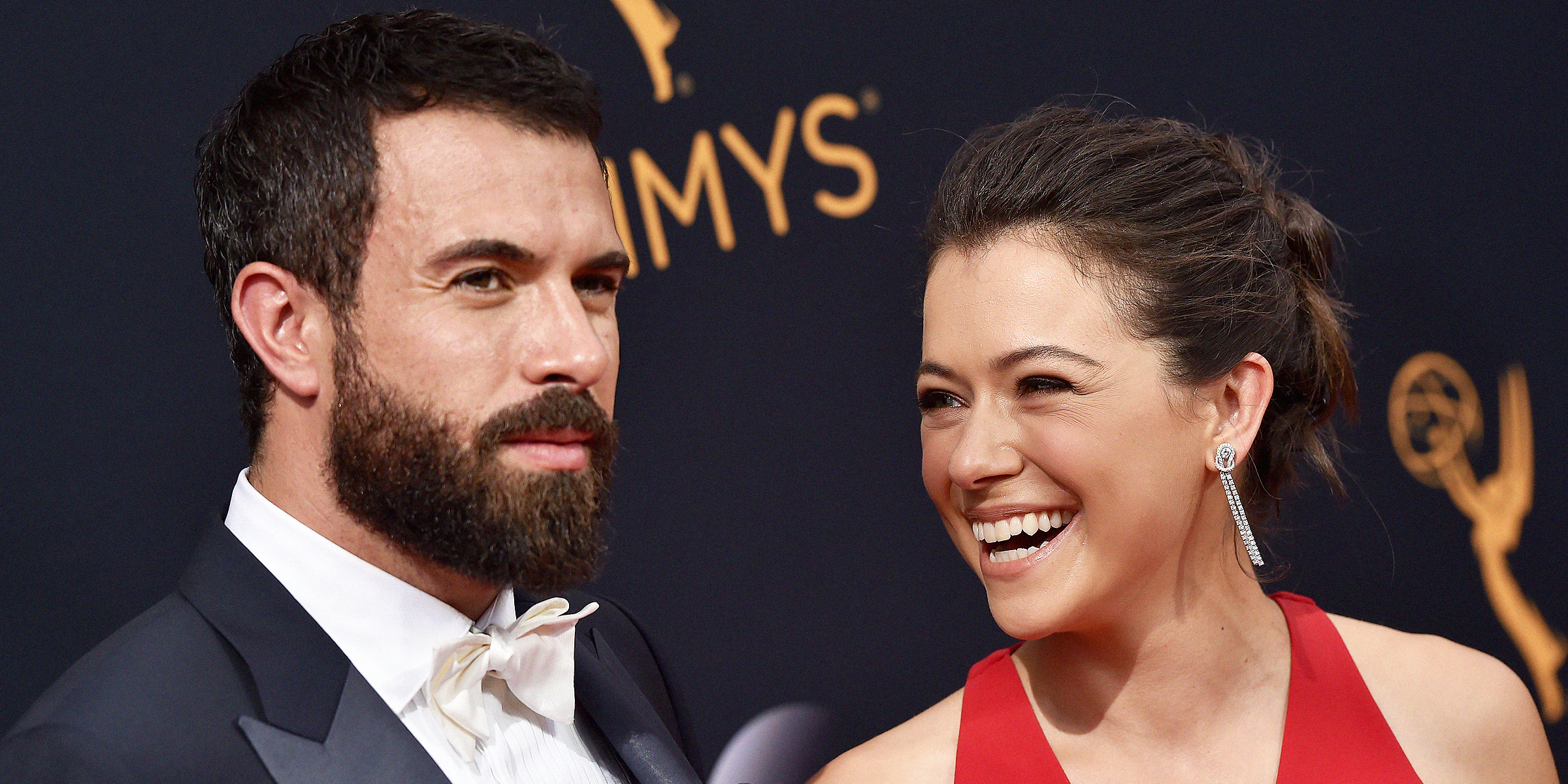 Tom Cullen and Tatiana Maslany | Source: Getty Images