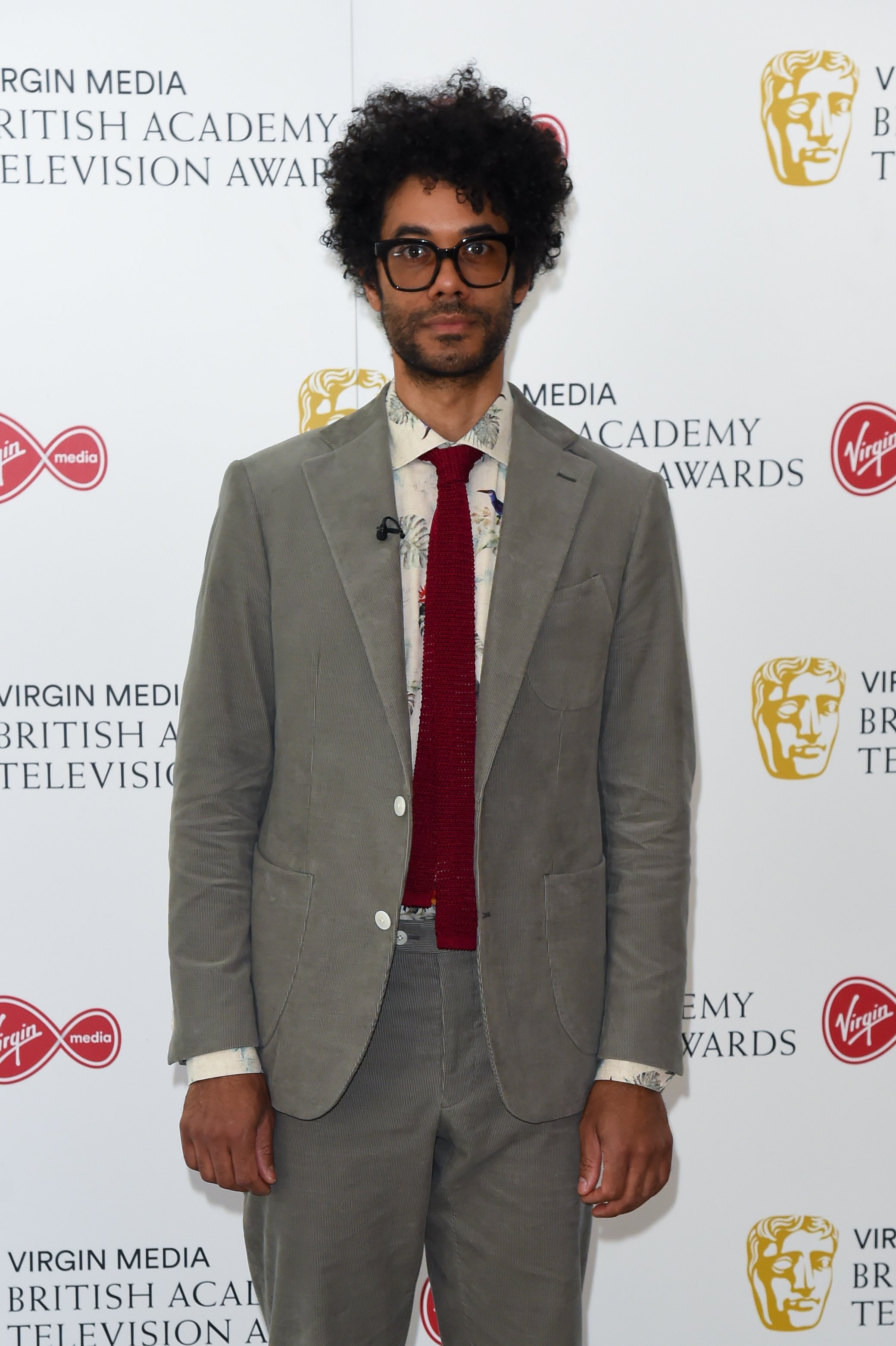 Richard Ayoade at the Virgin Media British Academy Television Awards on July 31, 2020, in London | Source: Getty Images