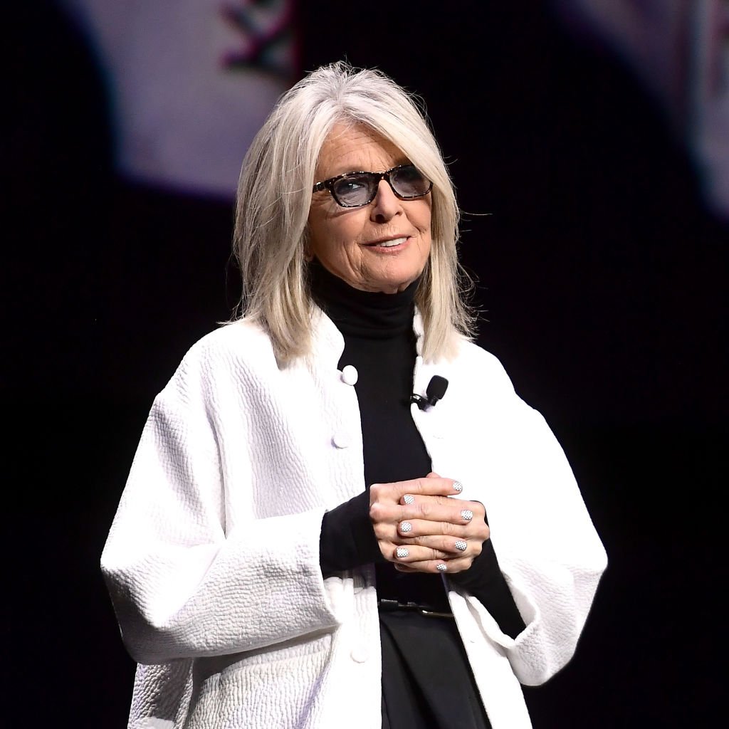 Diane Keaton speaks onstage at The Colosseum at Caesars Palace during CinemaCon, the official convention of the National Association of Theatre Owners, on April 2, 2019. | Photo: Getty Images
