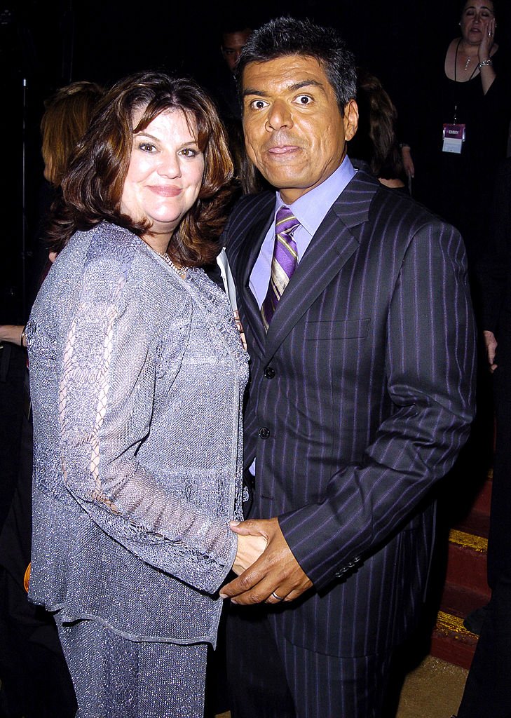 George Lopez and Ann Serrano at The Shrine Auditorium in Los Angeles, California, United States. | Source: Getty Images