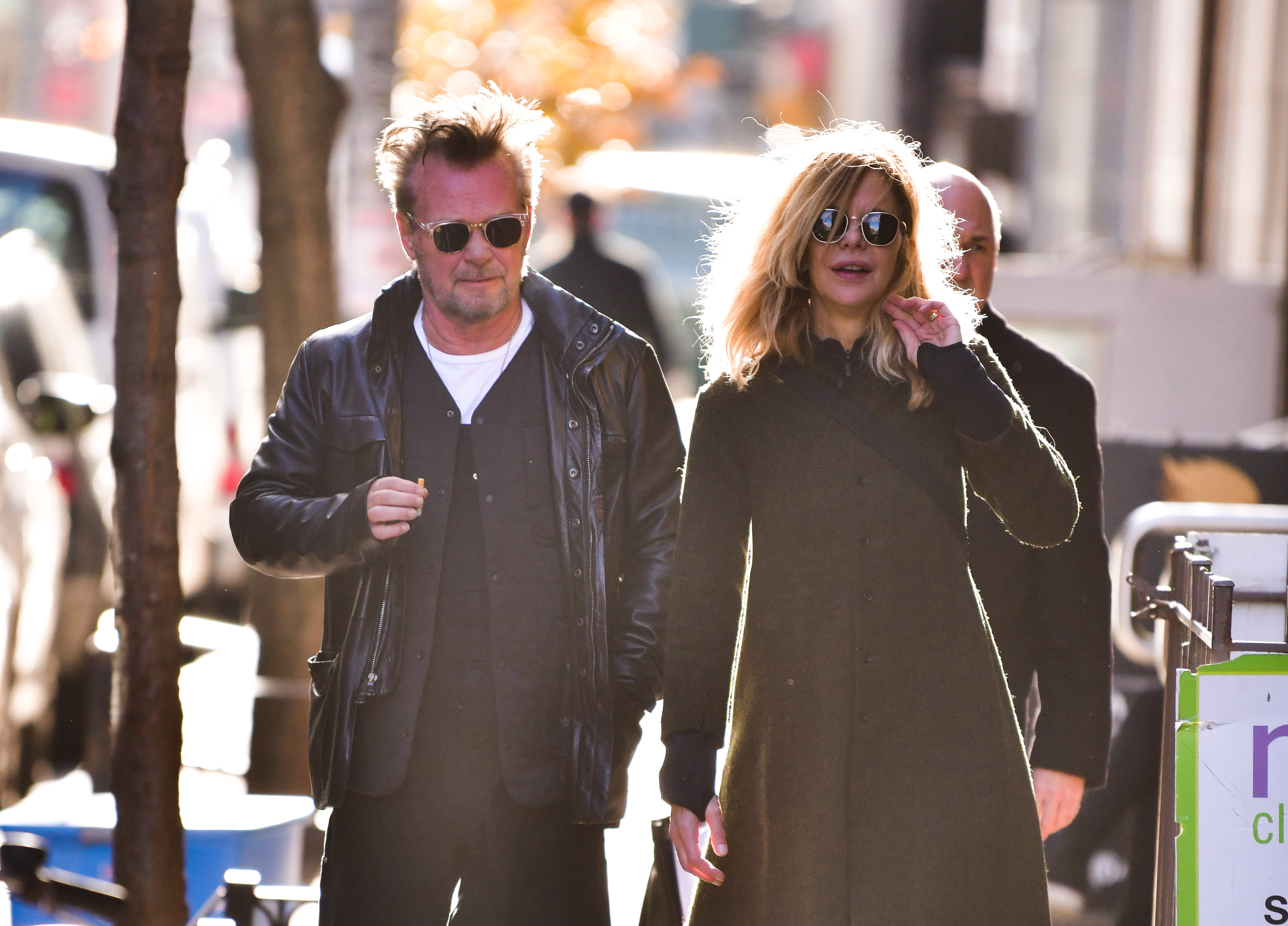 John Mellencamp and Meg Ryan seen walking in Manhattan on December 3, 2018, in New York City | Source: Getty Images