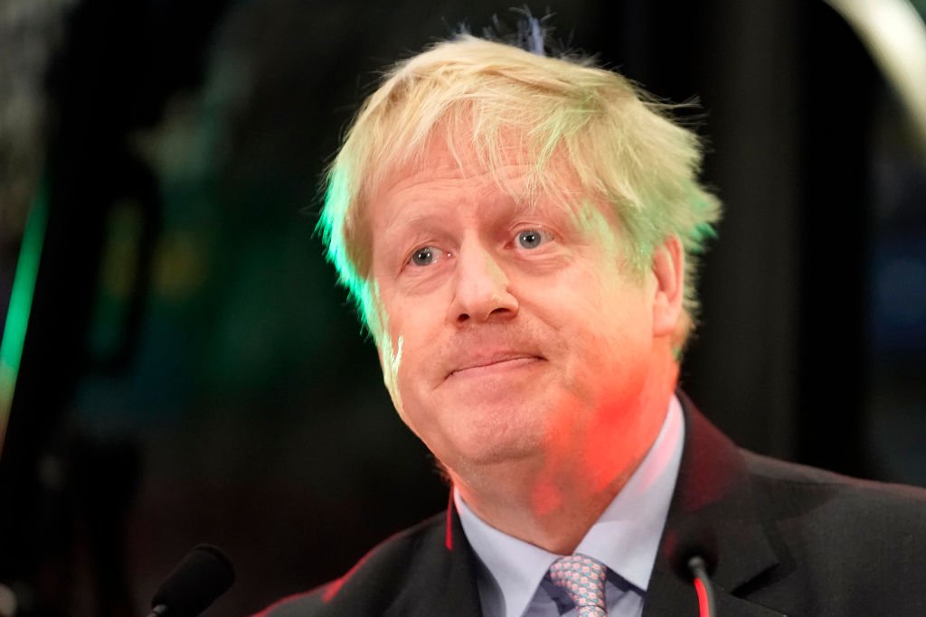 Boris Johnson delivers a speech at JCB World Headquarters | Photo: Getty Images