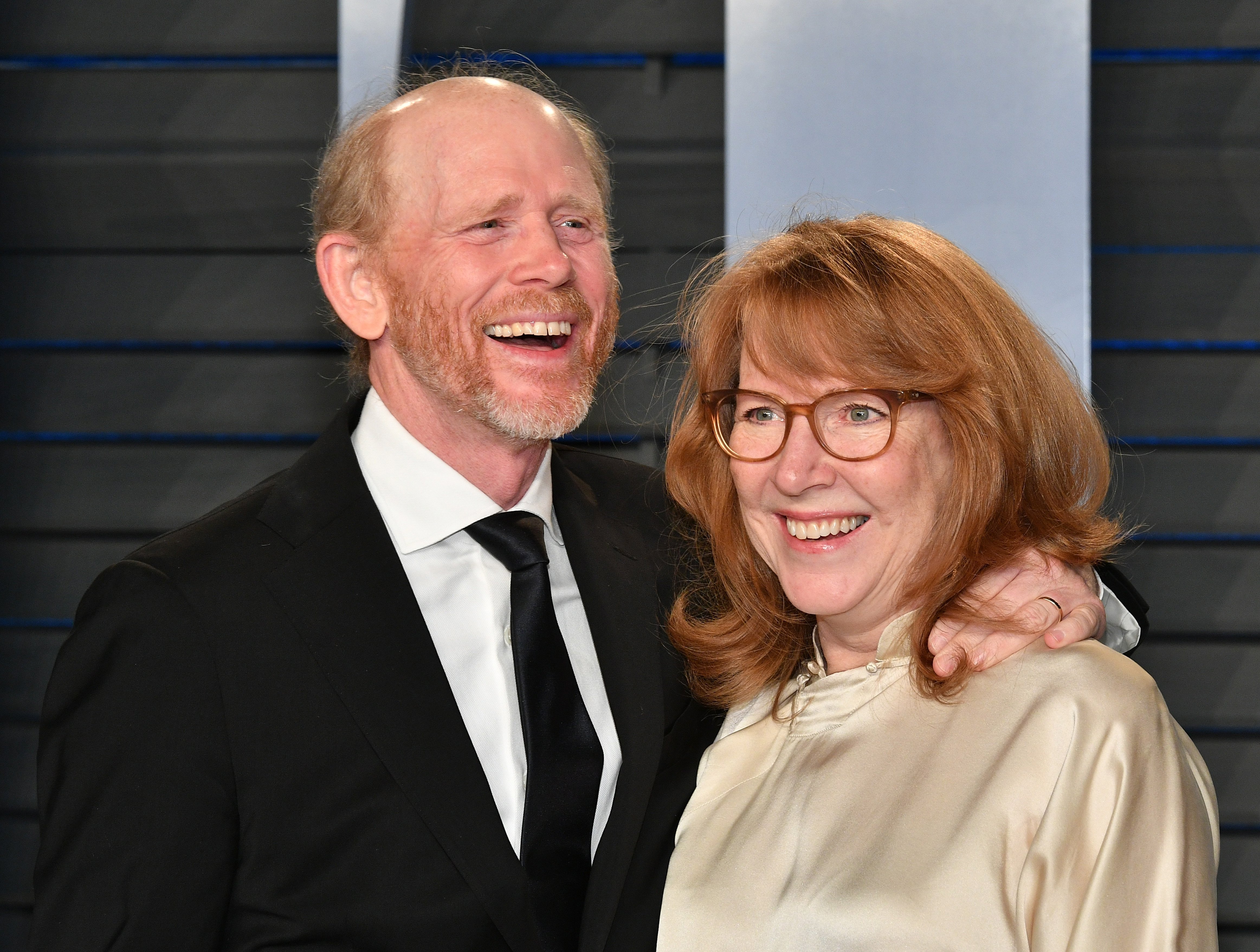 Ron Howard and Cheryl Howard during the 2018 Vanity Fair Oscar Party hosted by Radhika Jones at Wallis Annenberg Center for the Performing Arts on March 4, 2018 in Beverly Hills, California. | Source: Getty Images