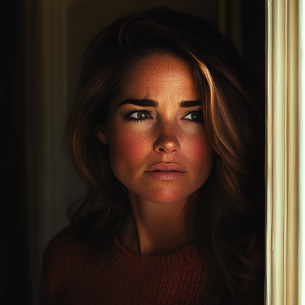 A distressed woman | Source: Midjourney