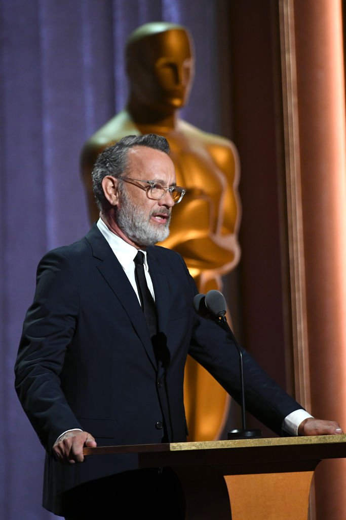 Tom Hanks speaks onstage during the Academy Of Motion Picture Arts And Sciences' 11th Annual Governors Awards at The Ray Dolby Ballroom at Hollywood & Highland Center | Photo: Getty Images