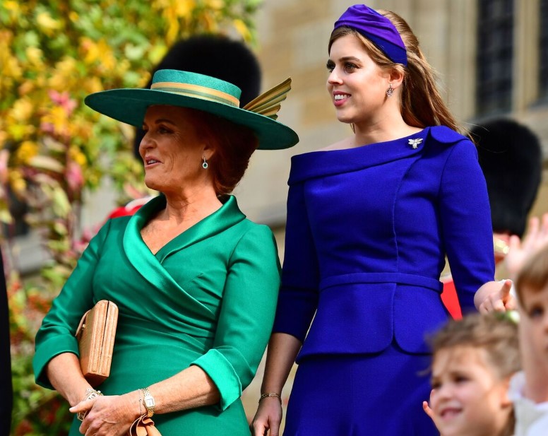 Sarah Ferguson and Princess Beatrice of York on October 12, 2018 in Windsor, England | Photo: Getty Images