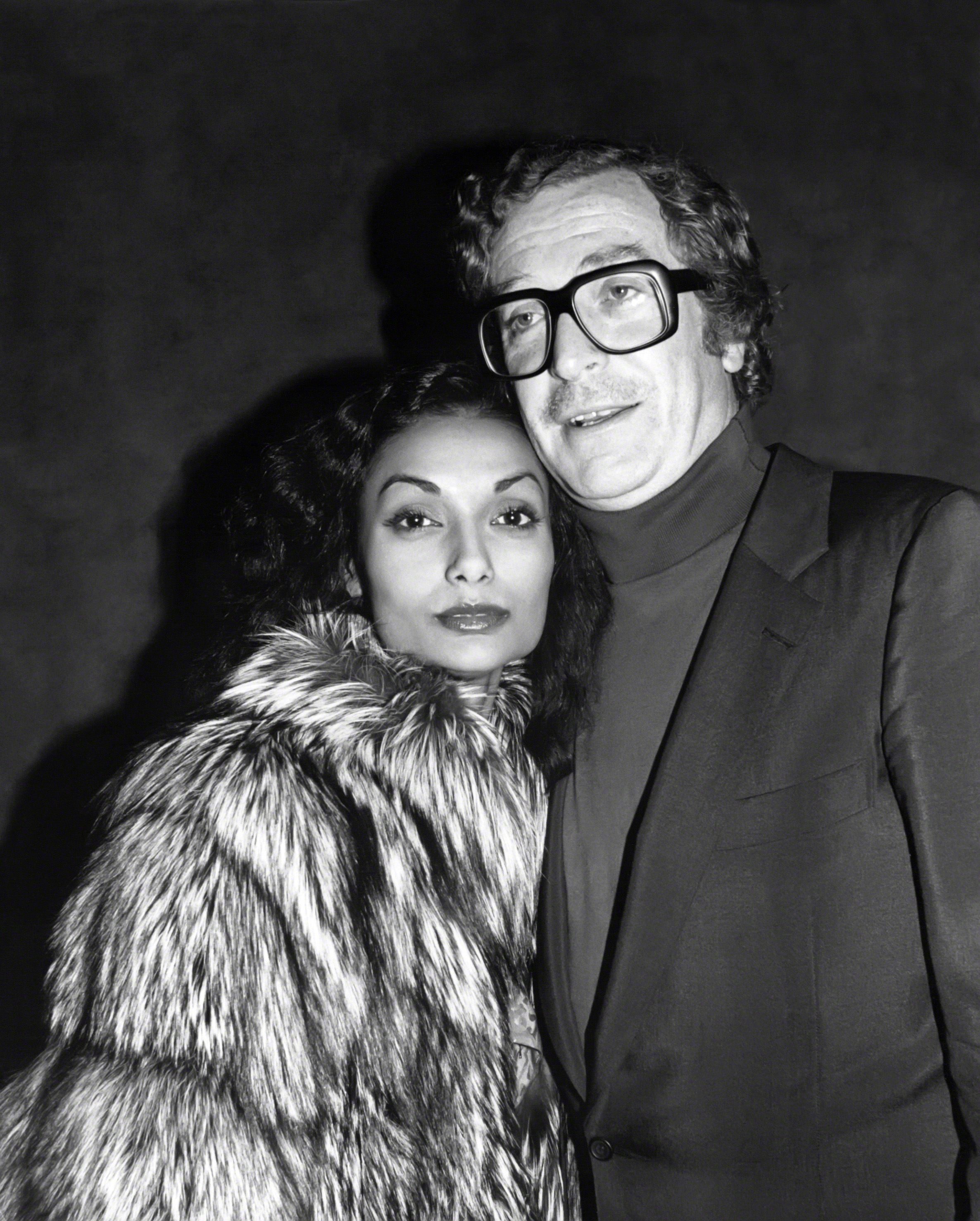 Actor Michael Caine and his wife Shakira circa 1982 in New York City. | Source: Getty Images