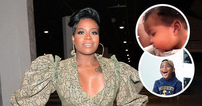 A picture of Fantasia Barrino featuring her kids Keziah and Dallas Xavier | Photo: Instagram.com/salute1st, Getty Images
