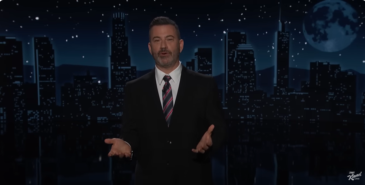 Jimmy Kimmel returns to his show "Jimmy Kimmel Live!," from a post dated September 24, 2025 | Source: YouTube/JimmyKimmelLive