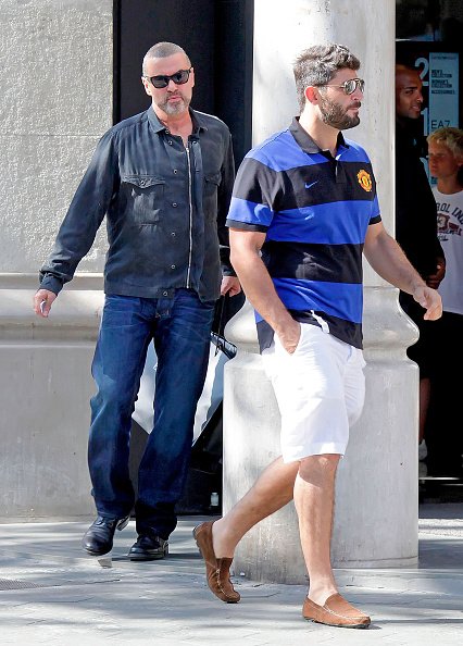 George Michael and Fadi Fawaz are seen on July 31, 2012 in Barcelona, Spain. | Photo: Getty Images
