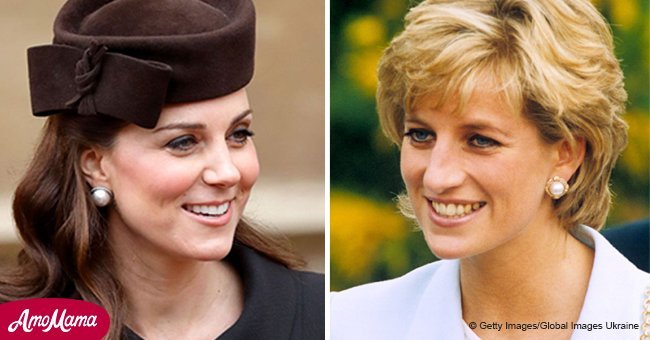 Duchess Kate appears to pay special tribute to Princess Diana with her post-birth outfit