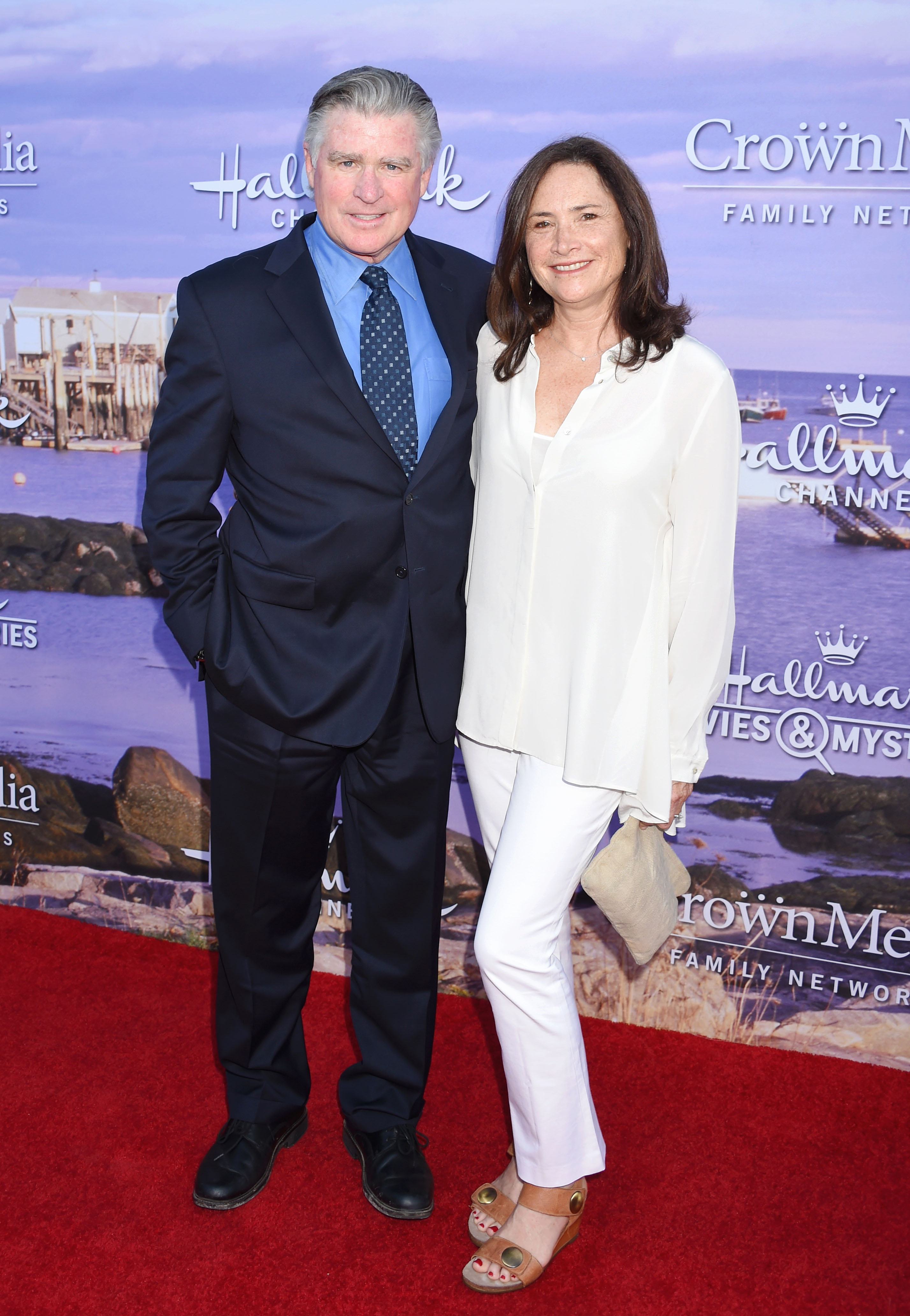 Treat Williams and Pam Van Sant in Beverly Hills, California on July 27, 2016 | Source: Getty Images