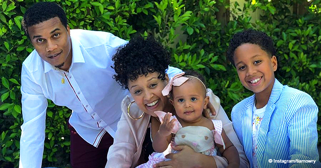 Tia Mowry and Husband Cory Hardrict Pose with Their Kids in Easter Pics