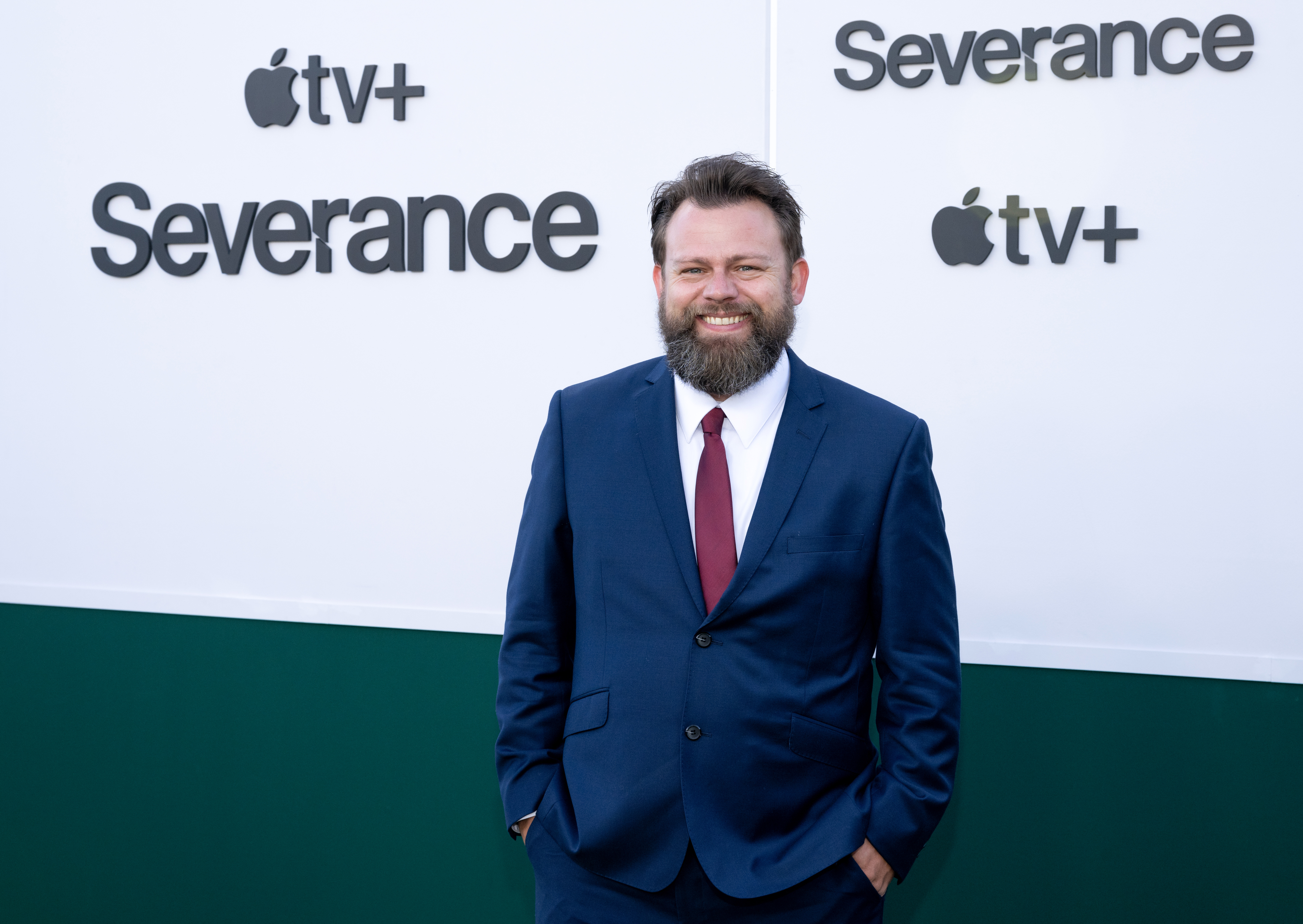 Dan Erickson at the celebration of Apple TV+'s "Severance" on August 7, 2022, in Malibu, California. | Source: Getty Images