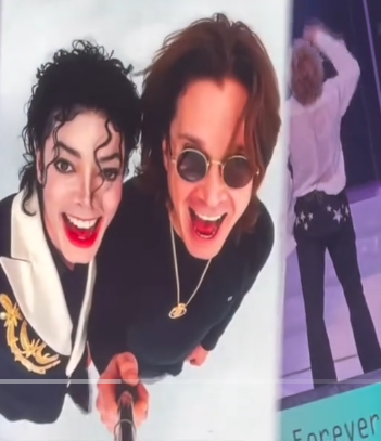 A generated AI image of Ozzy Osbourne and Michael Jackson from a video posted on August 4, 2025 | Source: TikTok/@metroentertainment