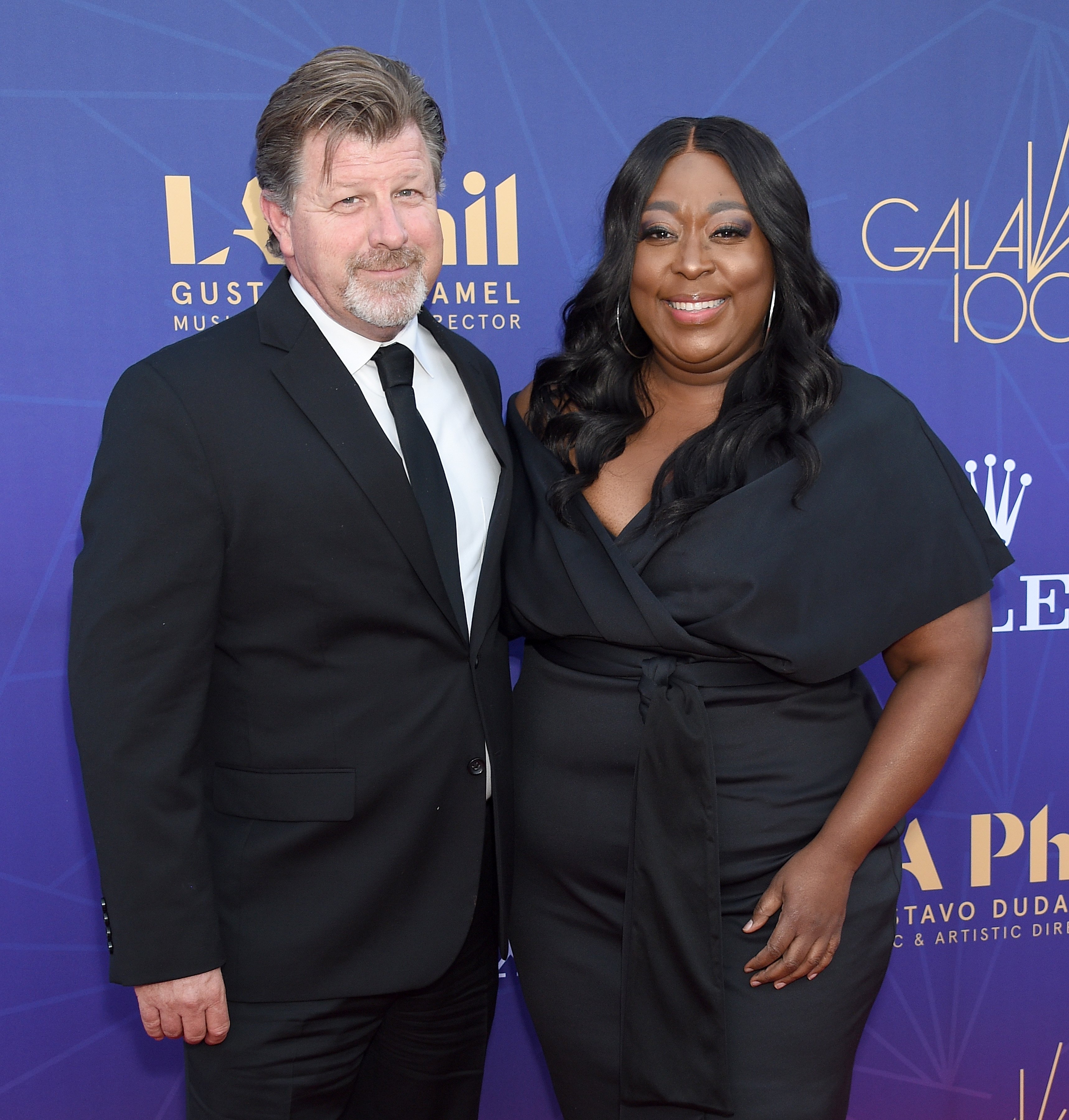 James Welsh and Loni Love arrive at The Los Angeles Philharmonic Centennial Birthday Celebration Concert And Gala at Walt Disney Concert Hall | Photo: Getty Images