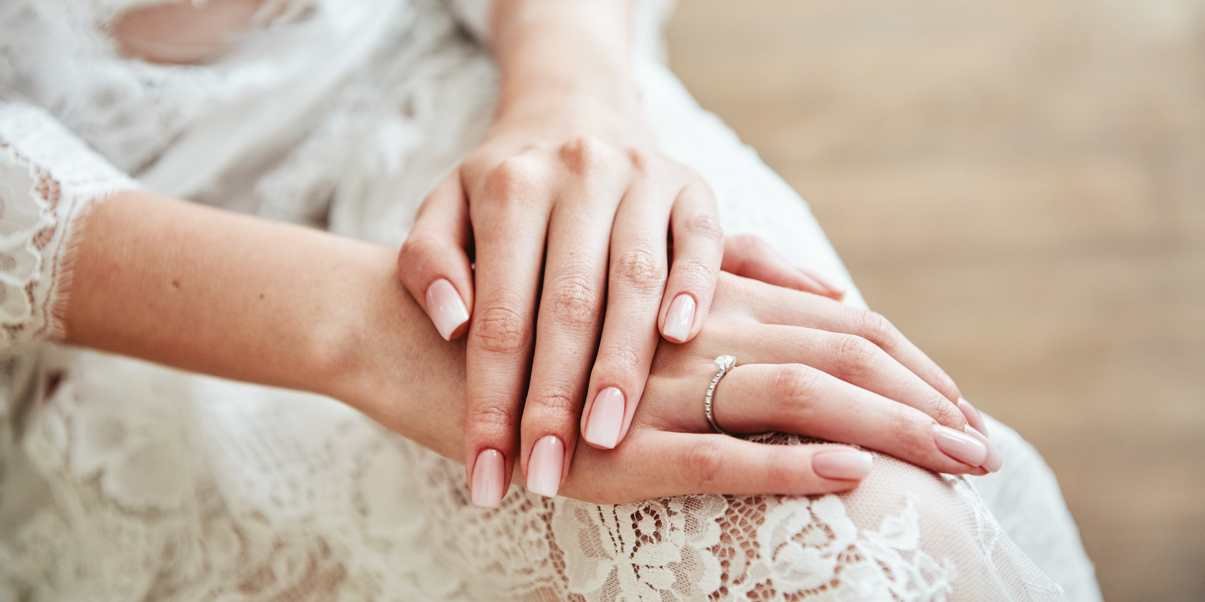 A bride's hands. | Source: Getty Images